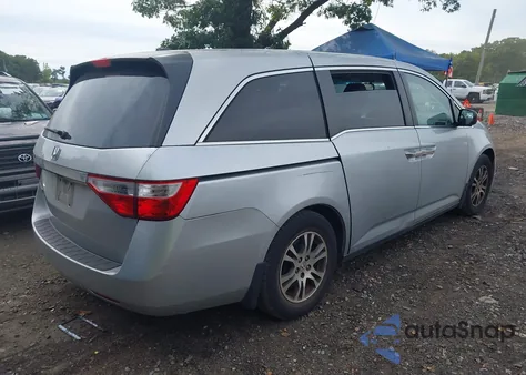 2012 Honda Odyssey Ex-L из США, поврежденный, VIN 5FNRL5H63CB023900